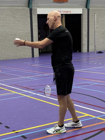 Guido van de Vijver viel tijdens de eerste wedstrijd van BCL-H1-BouwCenter Swinkels in.