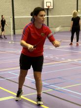 Ook Carolien van den Biggelaar is blij dat ze gelukkig kan blijven sporten