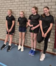 BCL-J2/MKSport bestaat uit Siebe Klomp, Benthe Sleifer, Fay van den Elzen en Janna Franken